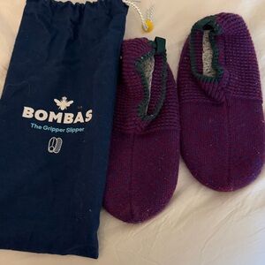 Bombas women’s Casual Purple Slipper Socks